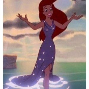 Ariel Bailey Blue sequin prom Gown dress Disney bound costume cruise